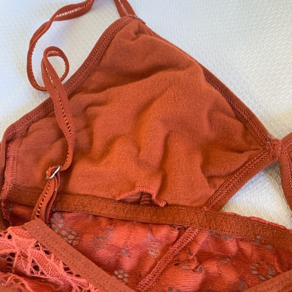 Gilly Hicks Lace Longline Lace Low Back Bra Backless Bralette Women’s Small - Picture 4 of 7